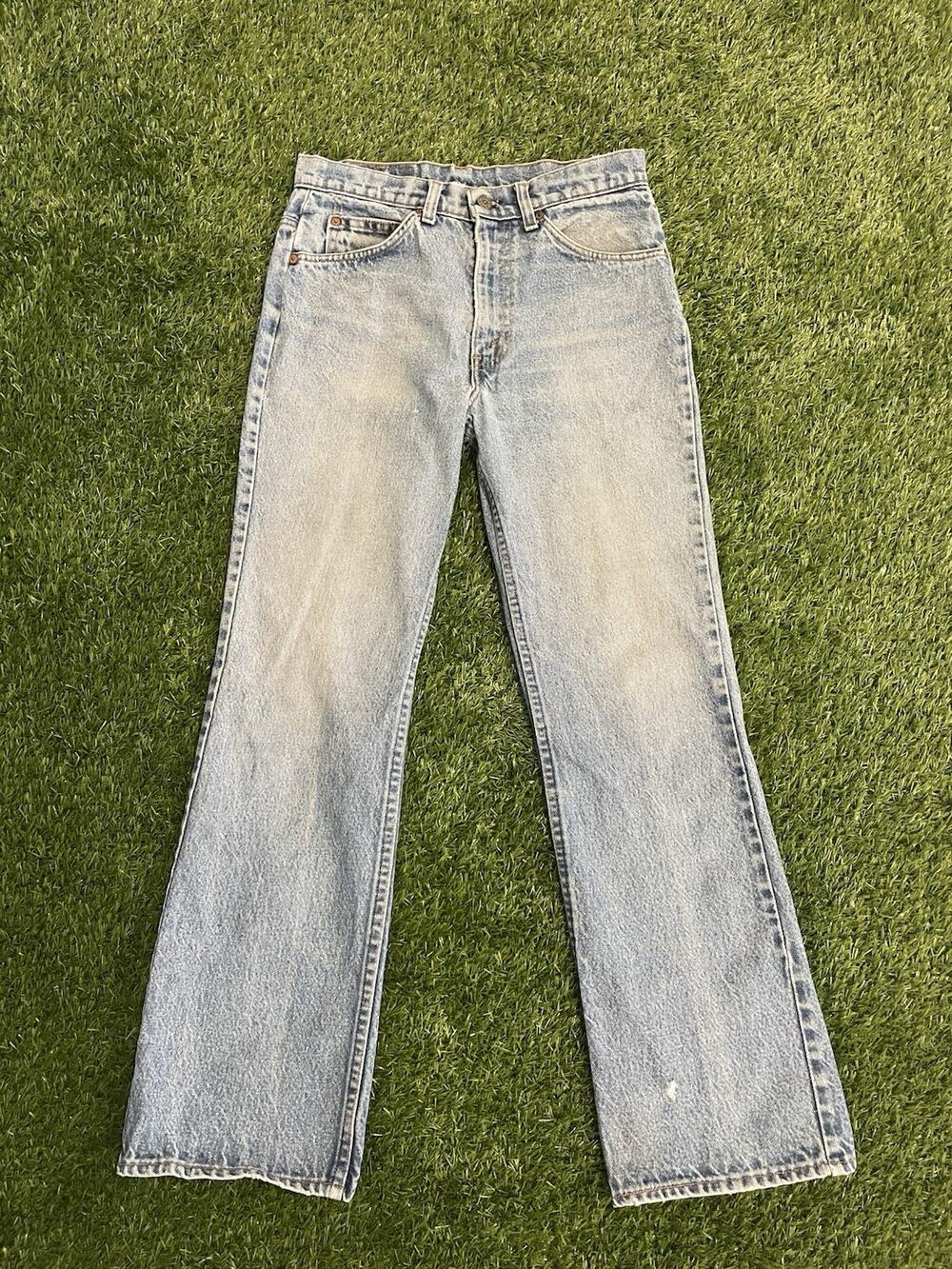 Vintage 1980s Levi's 517 Orange Tab Bootcut Jeans - Made in USA - Tag 31x31